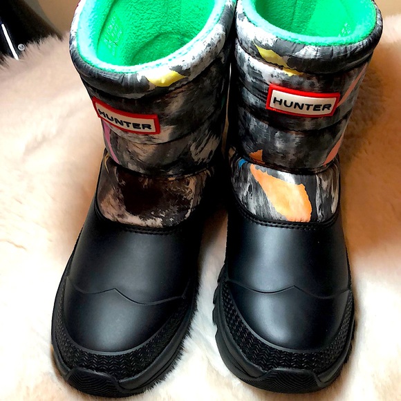 HUNTER NWT insulated storm camo print snow boot - Picture 8 of 10